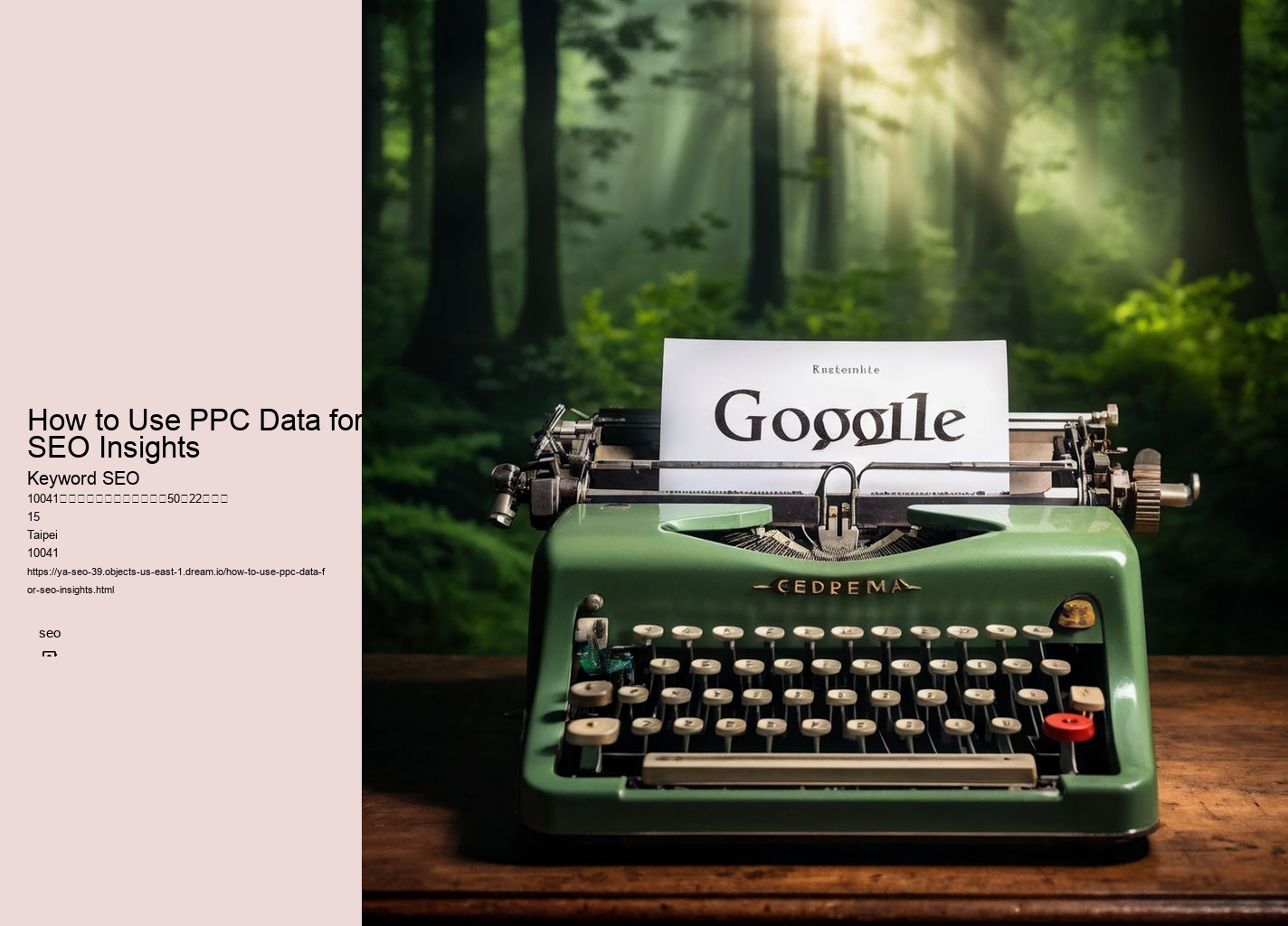 How to Use PPC Data for SEO Insights